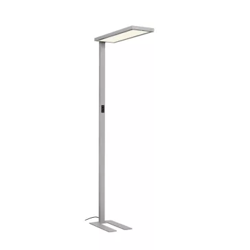   WORKLIGHT PRO szürke szabadon álló mozgás és fényérzékelős dimmelhető professzionális munkaasztal megvilágító állólámpa