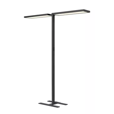   WORKLIGHT PRO fekete szabadon álló mozgás és fényérzékelős dimmelhető professzionális munkaasztal megvilágító állólámpa