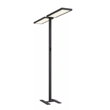   WORKLIGHT PRO fekete szabadon álló mozgás és fényérzékelős dimmelhető professzionális munkaasztal megvilágító állólámpa