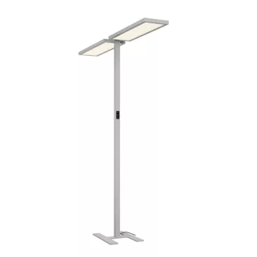   WORKLIGHT PRO szürke szabadon álló mozgás és fényérzékelős dimmelhető professzionális munkaasztal megvilágító állólámpa