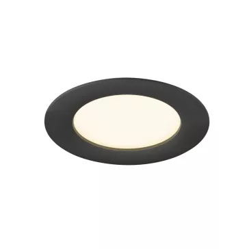   DOWNLIGHT V 100 fekete lapos mennyezeti süllyesztett lámpakeret