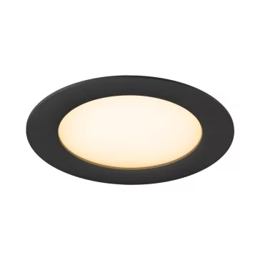   DOWNLIGHT V 150 fekete lapos mennyezeti süllyesztett lámpakeret
