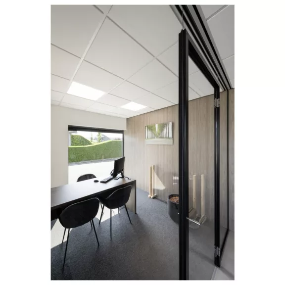 SLVTECH PANEL V 625 fehér kazettás álmennyezetbe helyezhető alacsony kápráztatású LED panel