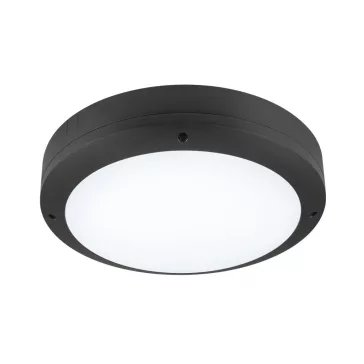   OUTDOOR BULKHEAD V360 fekete kültéri fali és mennyezeti LED lámpa