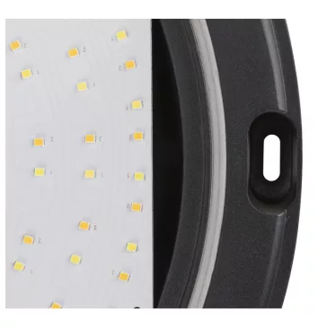   OUTDOOR BULKHEAD V360 SENSOR fekete mozgásérzékelős kültéri fali és mennyezeti LED lámpa