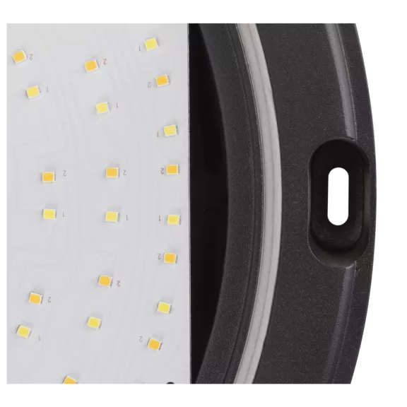 OUTDOOR BULKHEAD V360 SENSOR fekete mozgásérzékelős kültéri fali és mennyezeti LED lámpa