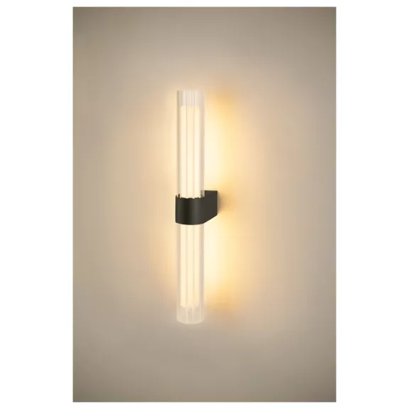 LYGANT DOUBLE fekete fali LED lámpa