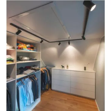   NOBLO SPOT fekete 3000K dimmelhető állítható LED spot lámpa 1 fázisú sínhez