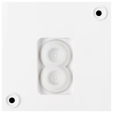   Q-RING SENSOR fehér gyűrű alakú mozgásérzékelős kültéri fali LED lámpa