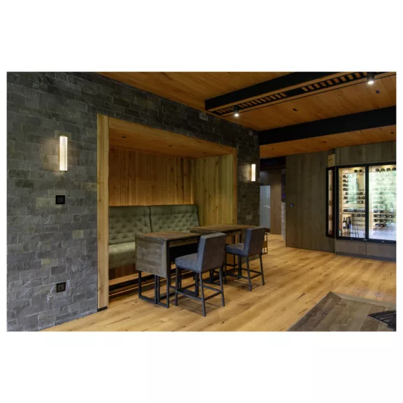 QUIMERA sárgaréz színű alumínium-üveg dimmelhető fali LED lámpa