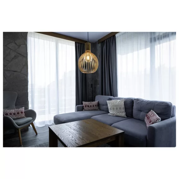 LED SOFT CAGE átlátszó E27 6W 2200K dimmelhető filament LED izzó