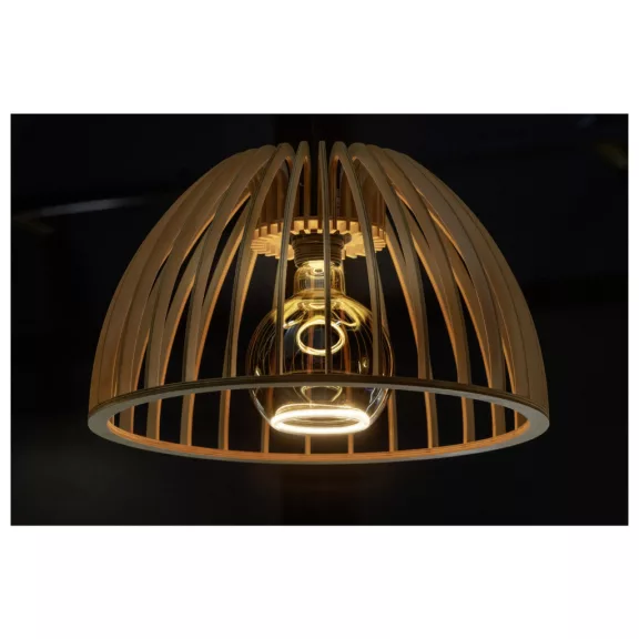 LED FLOATING GLOBE 125 szürke E27 6W 1900K füstüveg dimmelhető filament LED izzó
