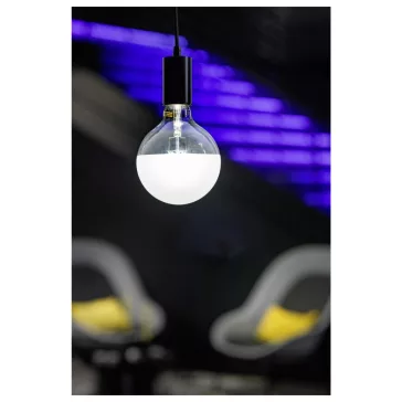   LED GLOBE 125 HALF MOON matt üveg E27 7W 2700K dimmelhető filament LED izzó