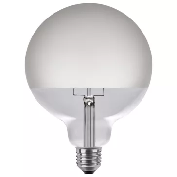  LED GLOBE 125 HALF MOON matt üveg E27 7W 2700K dimmelhető filament LED izzó