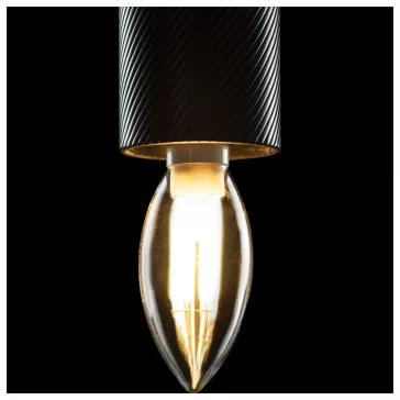   LED CANDLE átlátszó G9 3W 2200K dimmelhető filament LED izzó