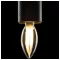 LED CANDLE átlátszó G9 3W 2200K dimmelhető filament LED izzó