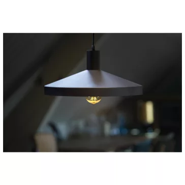   LED ILLUSION GLOBE 125 szürke E27 6W 1900K 2 szálas füstüveg dimmelhető filament LED izzó