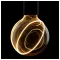 LED ILLUSION GLOBE 125 szürke E27 5W 2200K füstüveg dimmelhető filament LED izzó