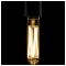 LED TUBE SLIM átlátszó E27 11W 2700K keskeny dimmelhető filament LED izzó