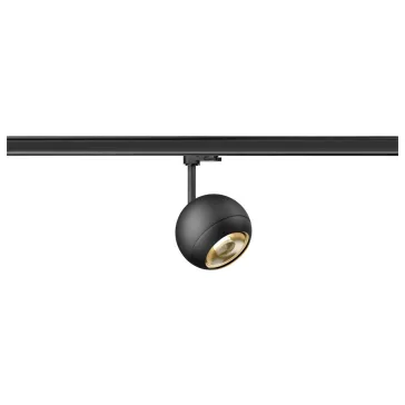   LIGHT EYE 150 fekete GU10 gömb alakú állítható lámpa 3 fázisú sínhez
