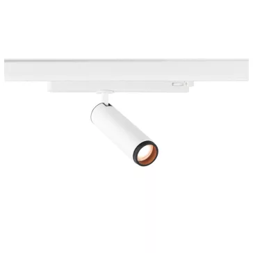   GRIP! M fehér-fekete dim-to-warm hengeres dimmelhető állítható LED spot lámpa 3 fázisú sínhez