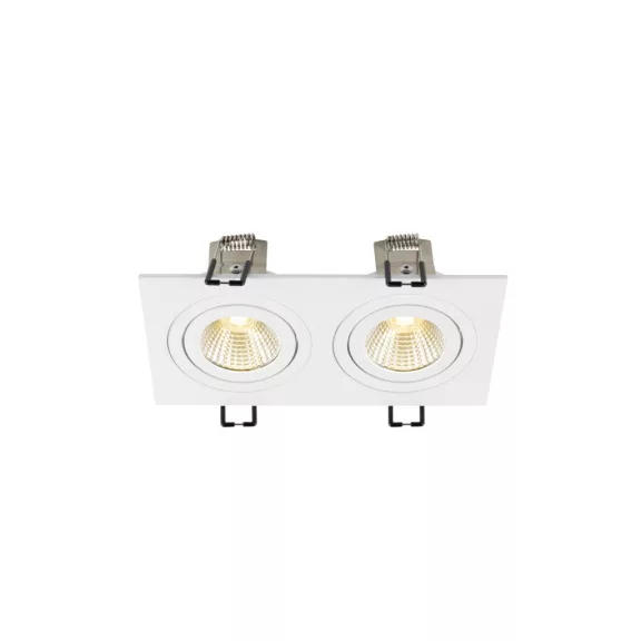 NEW TRIA 155 LED fehér mennyezetbe süllyeszthető dupla spot LED lámpa