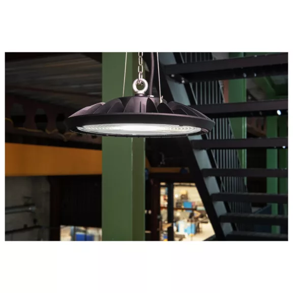 SLVTEC HIGHBAY C 400 fekete vízmentes ipari LED reflektor
