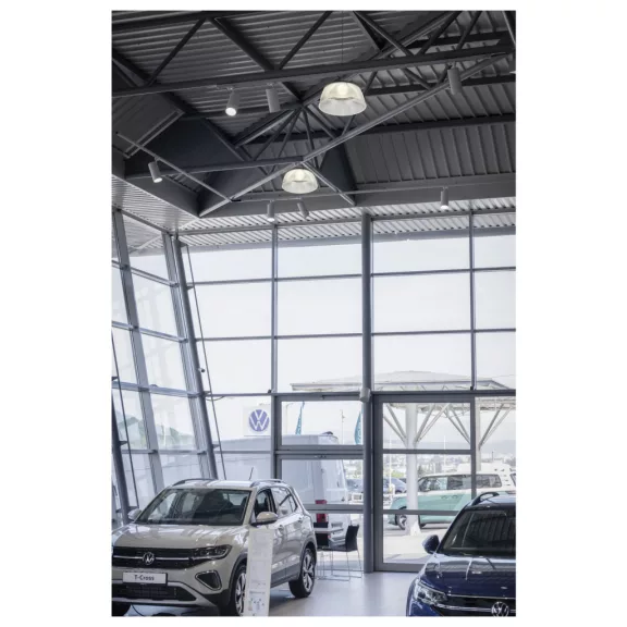 SLVTEC HIGHBAY C 400 fekete DALI vízmentes ipari LED reflektor