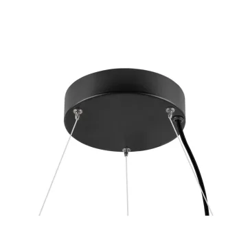   MEDO RING 90 fekete Dali touch 110° kerek állítható színhőmérsékletű dimmelhető függesztett LED lámpa