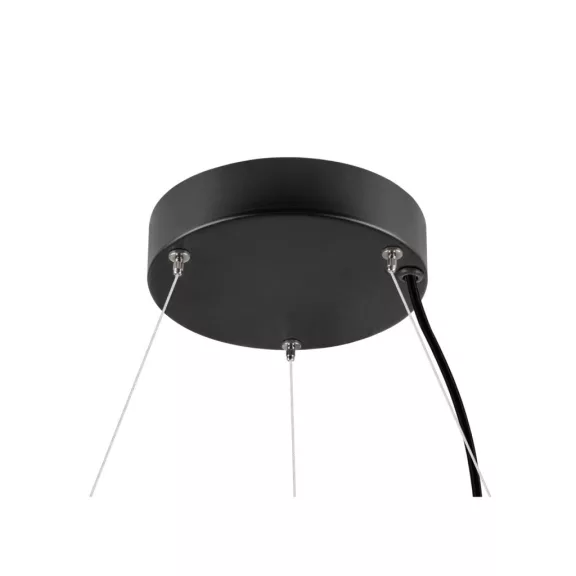 MEDO RING 90 fekete Dali touch 110° kerek állítható színhőmérsékletű dimmelhető függesztett LED lámpa