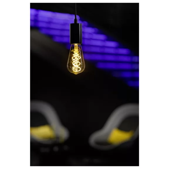 LEDST64 arany színű E27 4W 1800K filament LED izzó