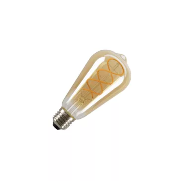 LEDST64 arany színű E27 4W 2000K filament LED izzó