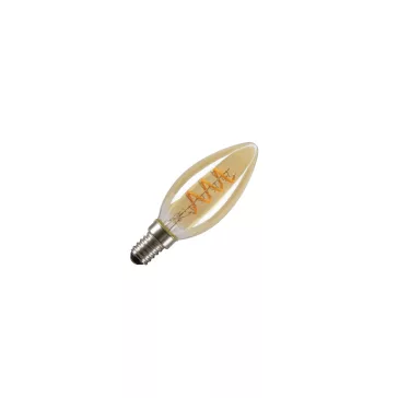 LEDC35 arany színű E14 2W 1800K filament LED izzó
