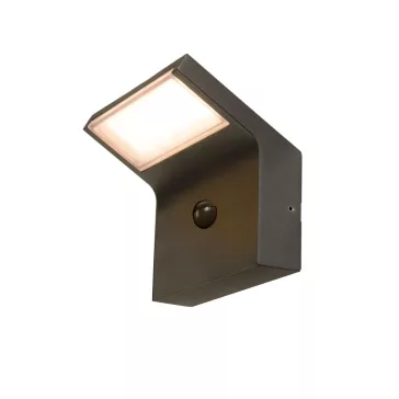   ORDI II WL SENSOR fekete mozgásérzékelős kültéri fali LED lámpa