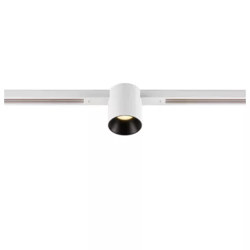   FIX-IT! 48V DALI fehér-fekete 3000K 6.6W 36° kerek LED spot lámpa 48V felületre szerelt alacsony feszültségű sínhez