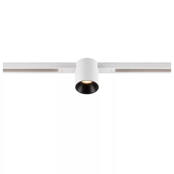 FIX-IT! 48V DALI fehér-fekete 2000-3000K 7.4W 36° kerek LED spot lámpa 48V felületre szerelt alacsony feszültségű sínhez