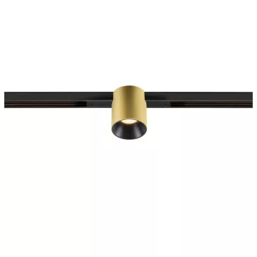   FIX-IT! 48V DALI arany-fekete 2000-3000K 7.4W 36° kerek LED spot lámpa 48V felületre szerelt alacsony feszültségű sínhez