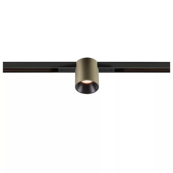 FIX-IT! 48V DALI bronz-fekete 2000-3000K 7.4W 36° kerek LED spot lámpa 48V felületre szerelt alacsony feszültségű sínhez