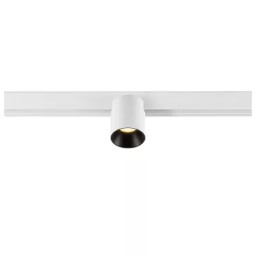   FIX-IT! 48V DALI fehér-fekete 2000-3000K 7.4W 36° kerek LED spot lámpa 48V felületre szerelt alacsony feszültségű magasított sínhez