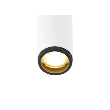   GRIP! S 48V fehér-fekete 2700K DALI dimmelhető állítható spot LED lámpa magasított és süllyesztett 48V alacsony feszültségű sínhez