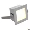 FRAME BASIC LED szürke 1W 3000K süllyesztett fali útvonal és lépcsővilágító lámpa