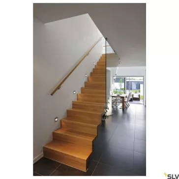   FRAME CURVE LED szürke 1W 3000K süllyesztett fali útvonal és lépcsővilágító lámpa