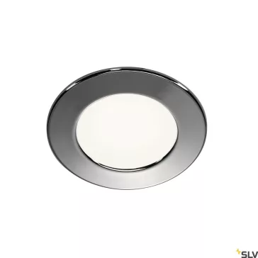   DL 126 króm 2.8w 3000K 90° alacsony beépítésű bútormegvilágító LED spot lámpa