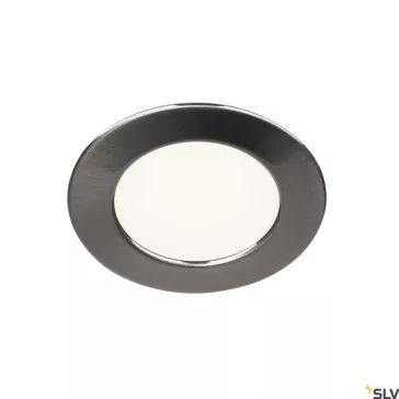   DL 126 szürke 2.8w 3000K 90° alacsony beépítésű bútormegvilágító LED spot lámpa