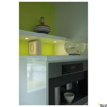   DL 126 szürke 2.8w 3000K 90° alacsony beépítésű bútormegvilágító LED spot lámpa
