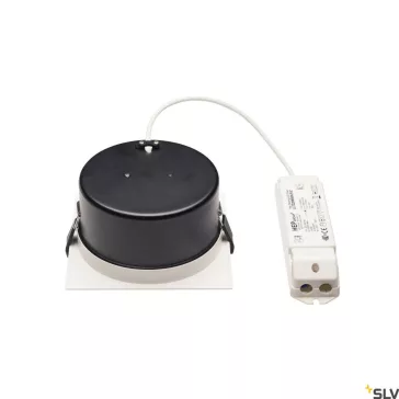  VERLUX LED fehér 22W 3000K 80° dimmelhető süllyesztett spot lámpa és előtét szett