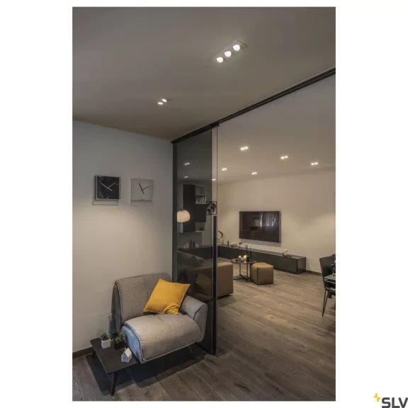 NEW TRIA 2 SET fehér cm 2700K 38° 14W állítható mennyezeti LED spot lámpa és tápegység szett