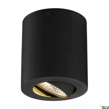   TRILEDO ROUND CL fekete 8.1W 3000K 36° állítható hengeres mennyezeti LED spot lámpa