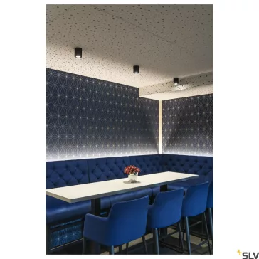   TRILEDO ROUND CL fekete 8.1W 3000K 36° állítható hengeres mennyezeti LED spot lámpa