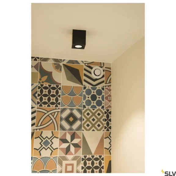 TRILEDO SQUARE CL fekete 8.1W 3000K 36° állítható mennyezeti LED spot lámpa